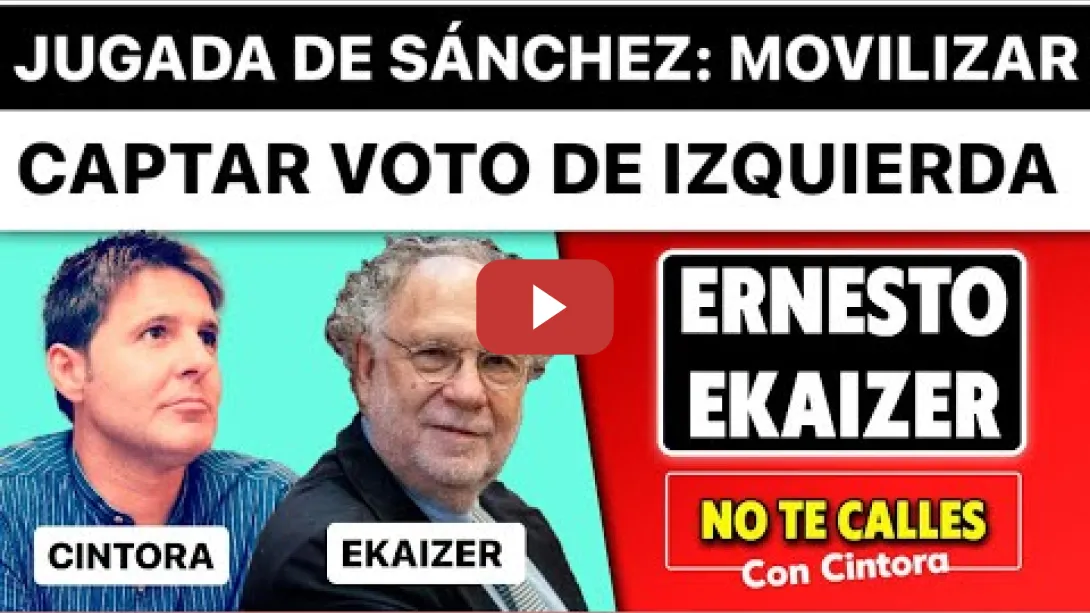 Embedded thumbnail for Ekaizer: “Jugada de ajedrez de Sánchez. Se queda tras 5 días movilizándonos”