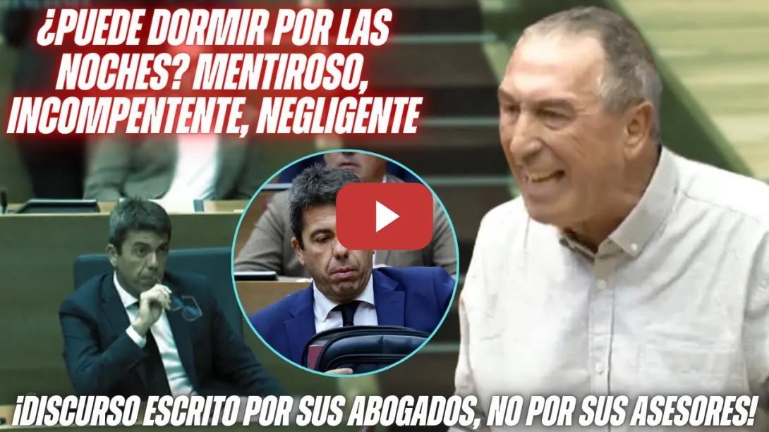 Embedded thumbnail for 🔥BALDOVÍ le SUELTA las VERDADES a MAZÓN: ¡¡NO DIMITE y CULPA al TRÁFICO!!