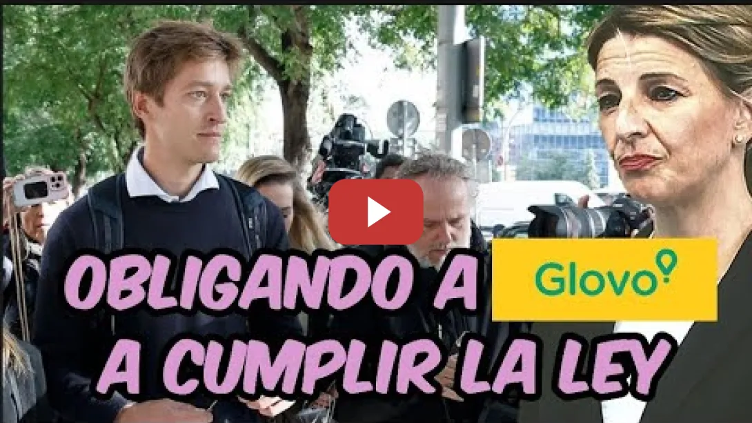 Embedded thumbnail for La presión de las leyes de Unidas Podemos promovidas por Yolanda Díaz LE GANAN LA PARTIDA A GLOVO