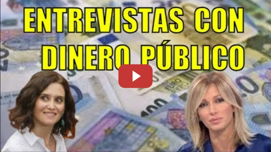 Embedded thumbnail for Entrevistas de Susanna Griso por 1,4 M€ de la Comunidad