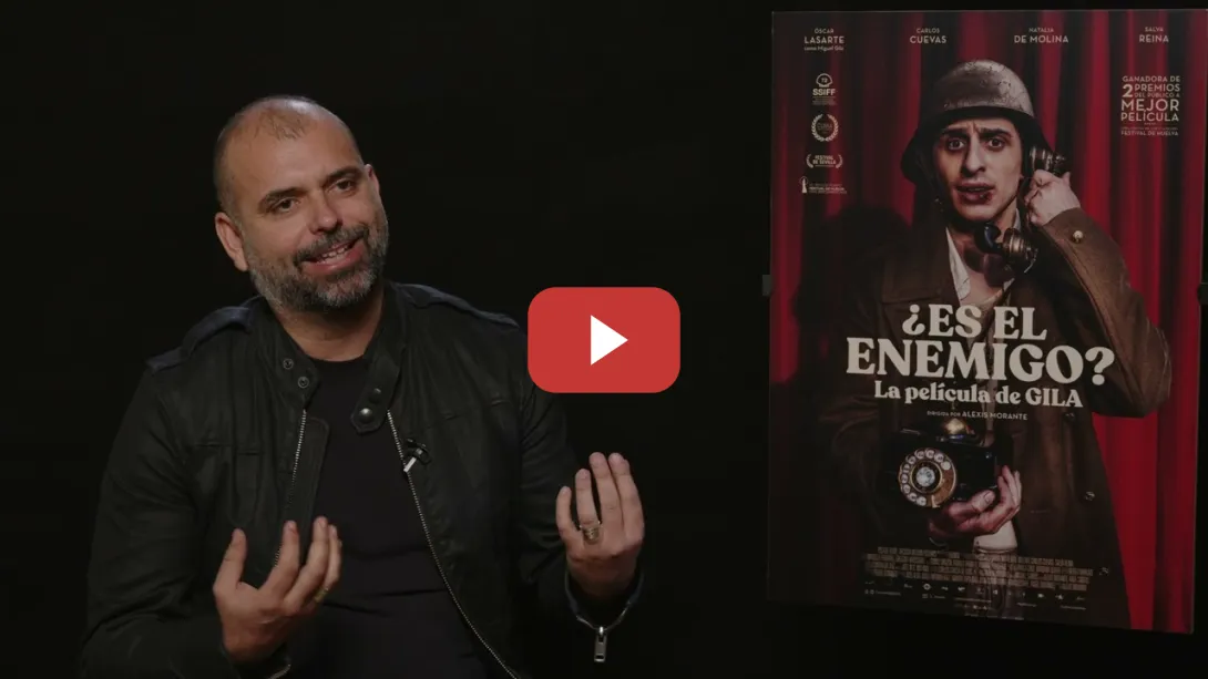 Embedded thumbnail for &#039;¿ES EL ENEMIGO? La película de Gila&#039;, infoLibre habla con Alexis Morante, el director de la cinta