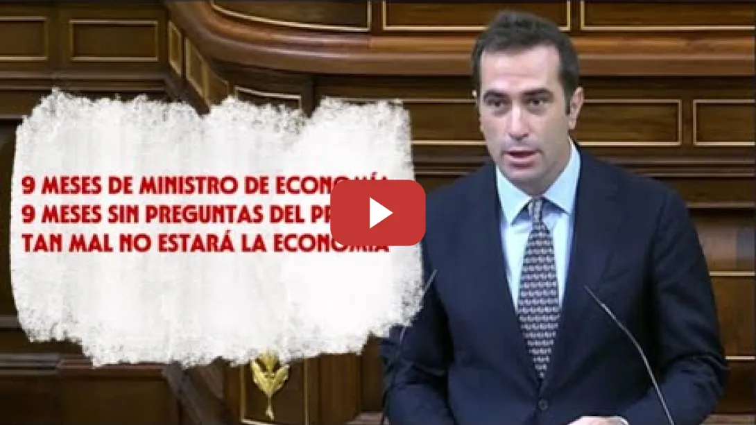 Embedded thumbnail for Carlos Cuerpo ministro de Economía, sin preguntas del PP en 9 meses