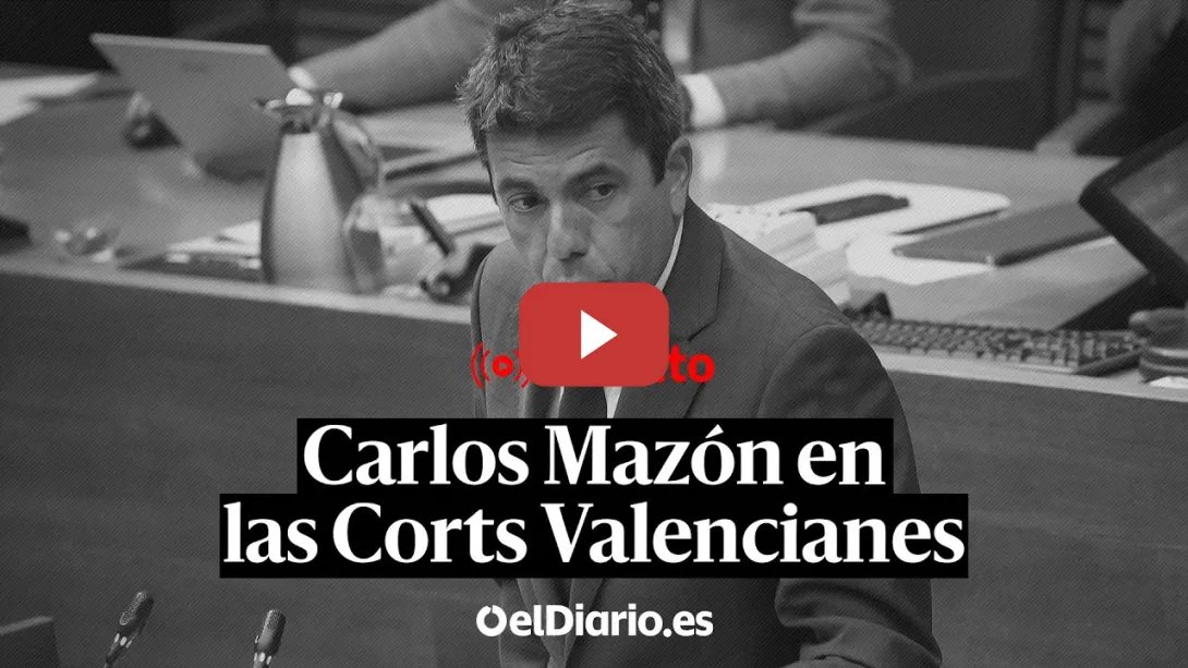 Embedded thumbnail for 🔴 DIRECTO | MAZÓN comparece en Les CORTS VALENCIANES por la gestión de la DANA