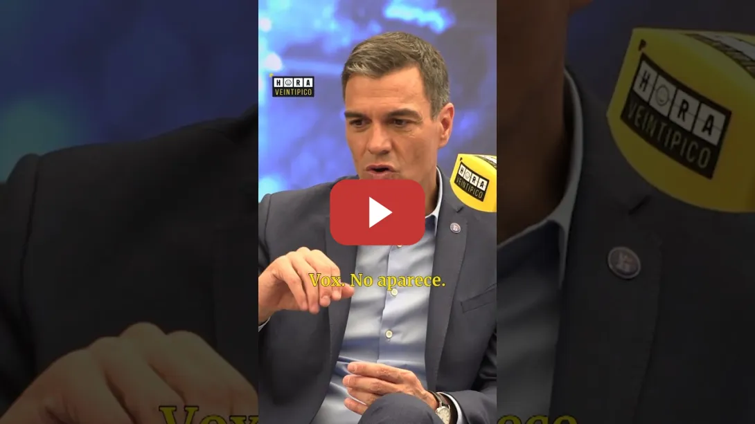 Embedded thumbnail for Pedro Sánchez cuenta una anécdota sobre quién le avisó del peligro de Vox por primera vez #shorts