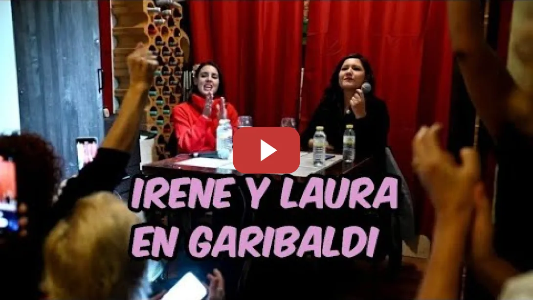 Embedded thumbnail for Irene Montero y Laura Arroyo en la Taberna Garibaldi directo completo en la descripción