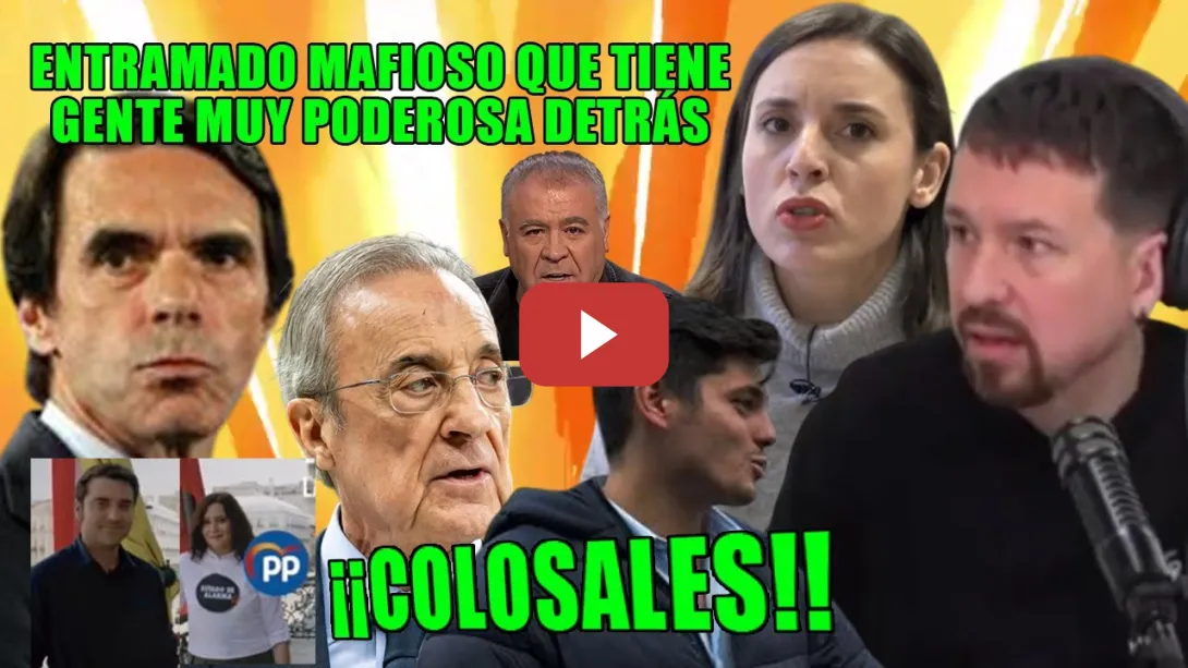 Embedded thumbnail for Iglesias y Montero FRENAN EN SECO a Vito Quiles🔥MAFIA en la SOMBRA y como PARARLOS🔥Aznar, F. Pérez,