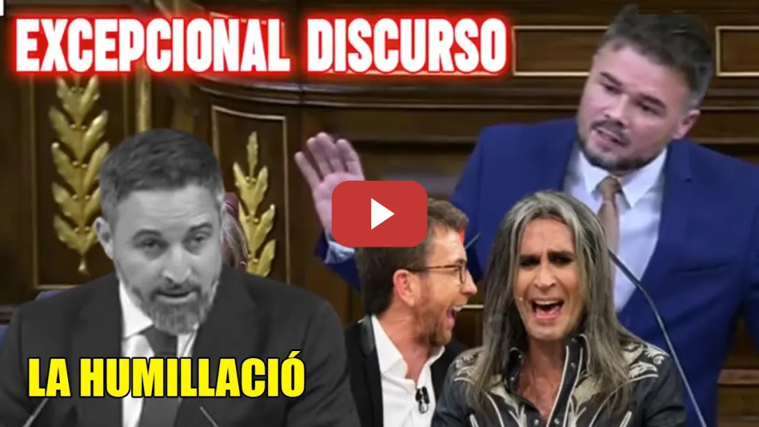 Embedded thumbnail for RUFIÁN SE LLEVA por delante a Abascal y sus SECUACES 📢 EXCEPCIONAL discurso  sacando VERGÜENZAS