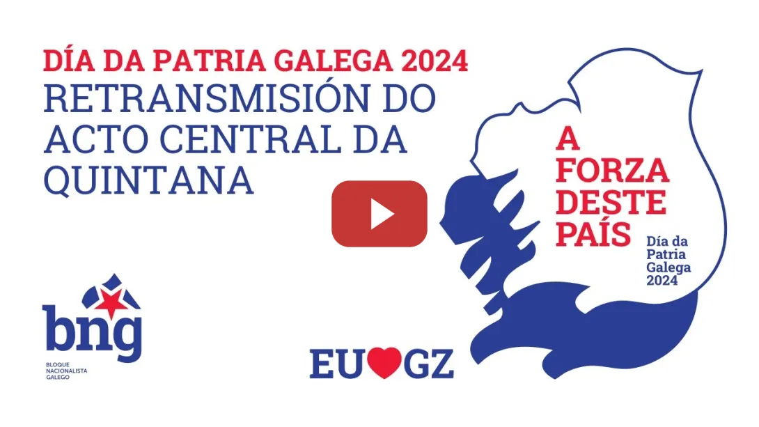 Embedded thumbnail for Día da Patria Galega (2024). Retransmisión do acto central da Quintana