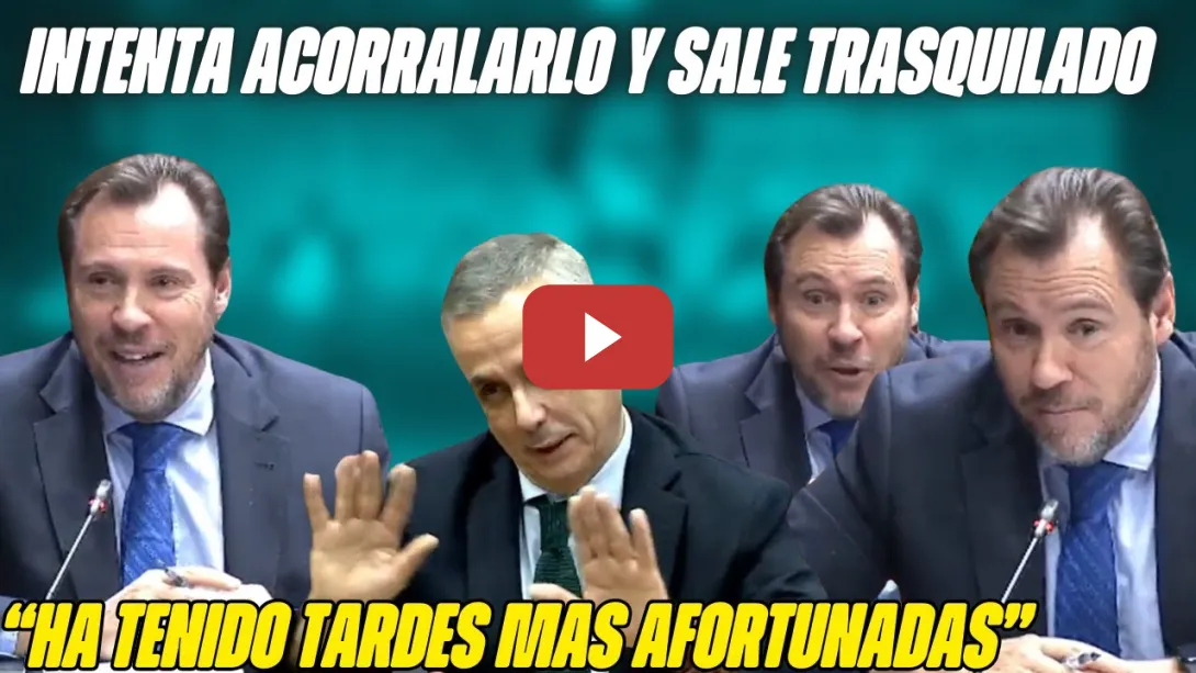 Embedded thumbnail for Óscar PUENTE se COME a un Senador de VOX: ¡Hasta el Presidente de la Comisión le VACILA! 😂