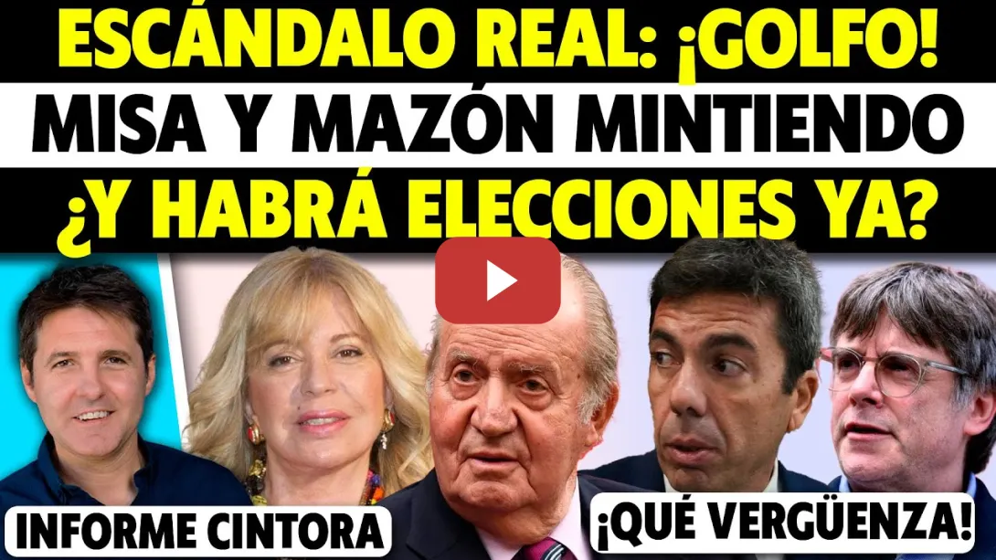 Embedded thumbnail for ASCO. BÁRBARA REY CUENTA ROBOS. MAZÓN MIENTE MÁS. DANA Y FUNERAL. VOX SE BENEFICIA. ¿Y PUIGDEMONT?