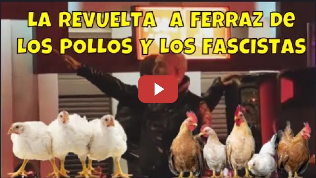 Embedded thumbnail for La Revuelta a Ferraz de los Pollos y los Fascistas ❤️💛💜🤣