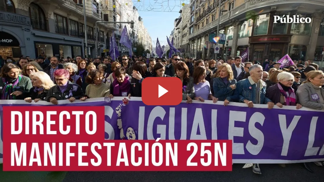 Embedded thumbnail for Así ha sido la manifestación del 25N | Día de la Eliminación de la Violencia contra las Mujeres