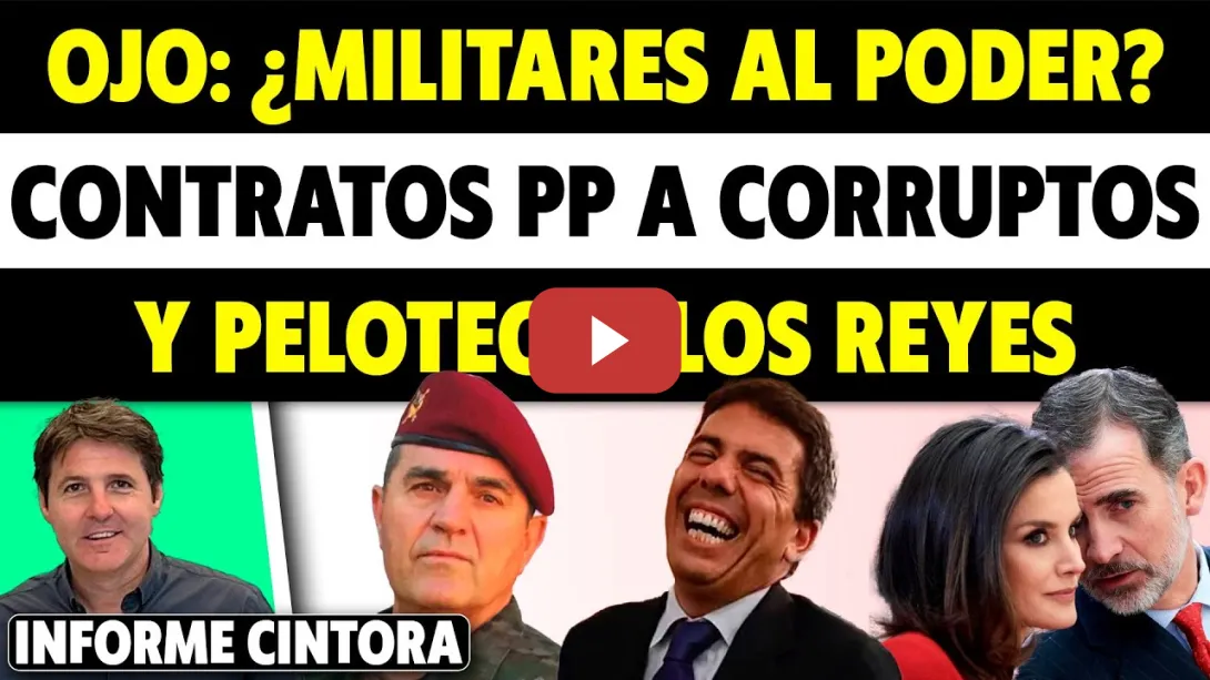 Embedded thumbnail for PELIGRO: MILITARES AL PODER, “NO HAGA POLÍTICA”, CONTRATOS PARA CORRUPTOS, BULOS