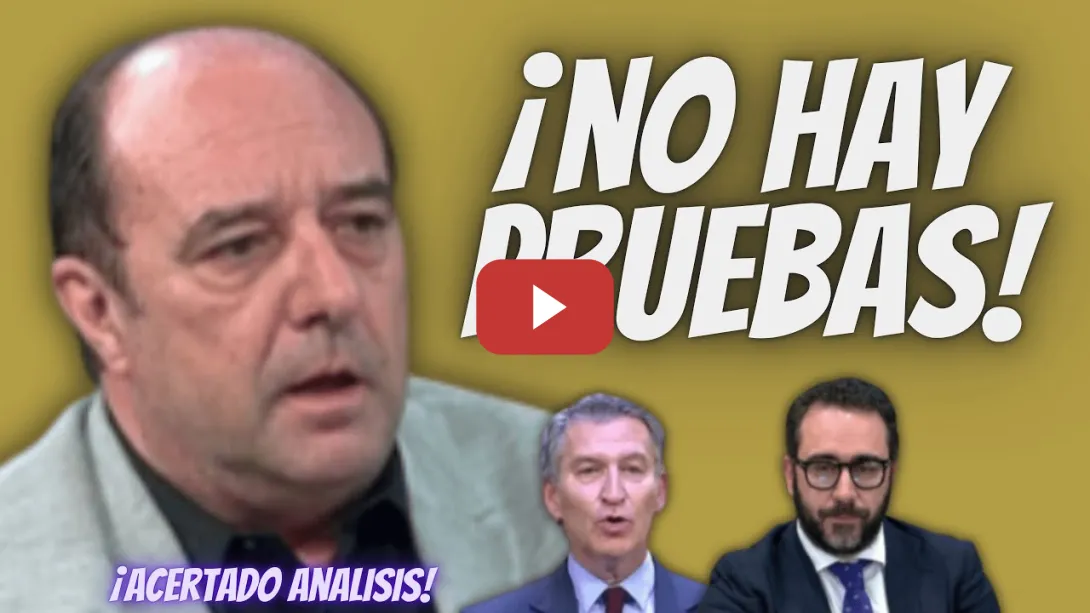 Embedded thumbnail for Jesús Maraña “DESMONTA” la MANIOBRA de Feijóo con las DECLARACIONES de Víctor de Aldama