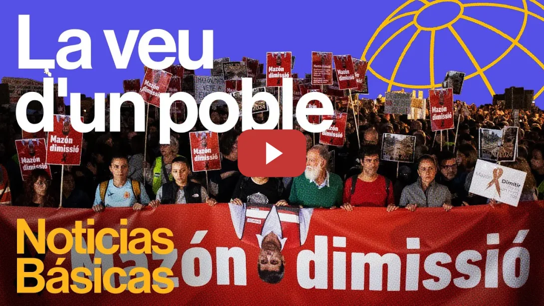 Embedded thumbnail for Valencia se echa a la calle para pedir la dimisión de Mazón | NOTICIAS BÁSICAS