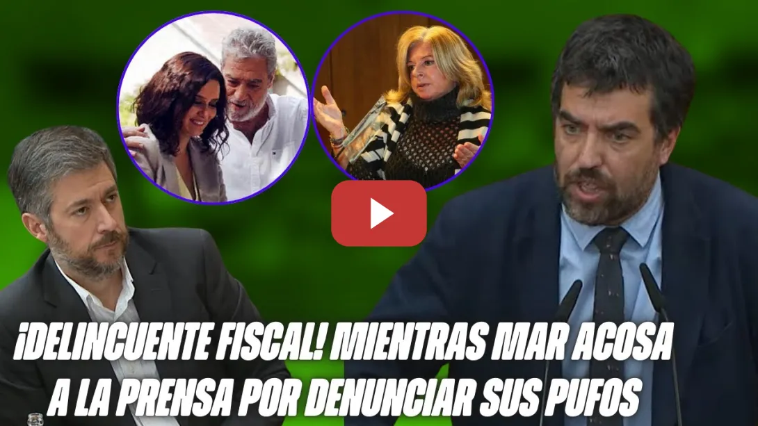 Embedded thumbnail for INTERRUMPEN a ABARCA al nombrar al DELINCUENTE FISCAL💥 ¡VIVE con AYUSO! COMPRAN a MEDIOS ¡MAR AC0SA!