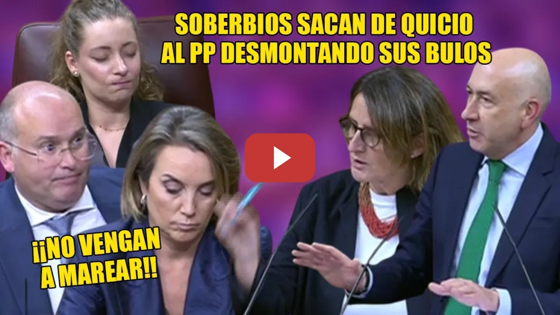 Embedded thumbnail for FINAL APOTEÓSICO de Ribera y Soler DESTROZANDO al PP🔥¡Desmonta el BULO de Forata y de Sánchez!