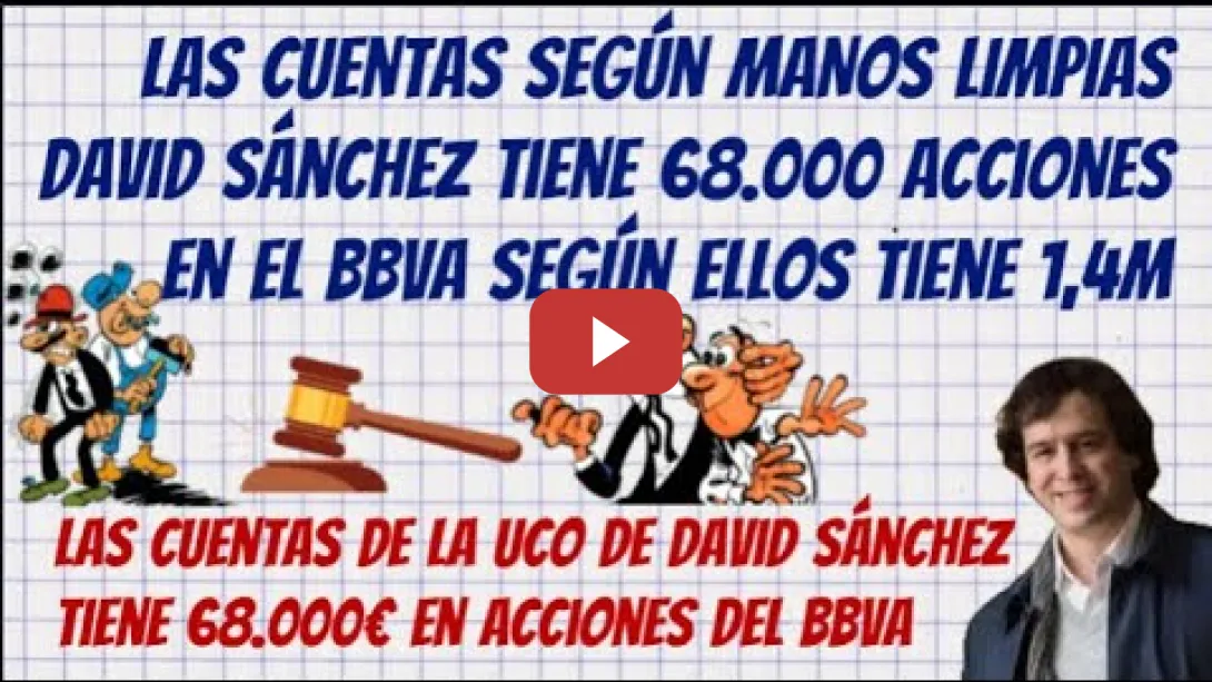 Embedded thumbnail for Chapuza Jurídica contra el hermano de Pedro Sánchez