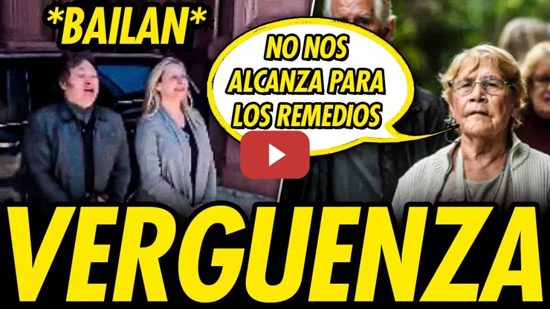 Embedded thumbnail for EL PUEBLO ARGENTINO EN CRISIS Y MILEI LOS IGNORA MIENTRAS BAILA CON SU HERMANA