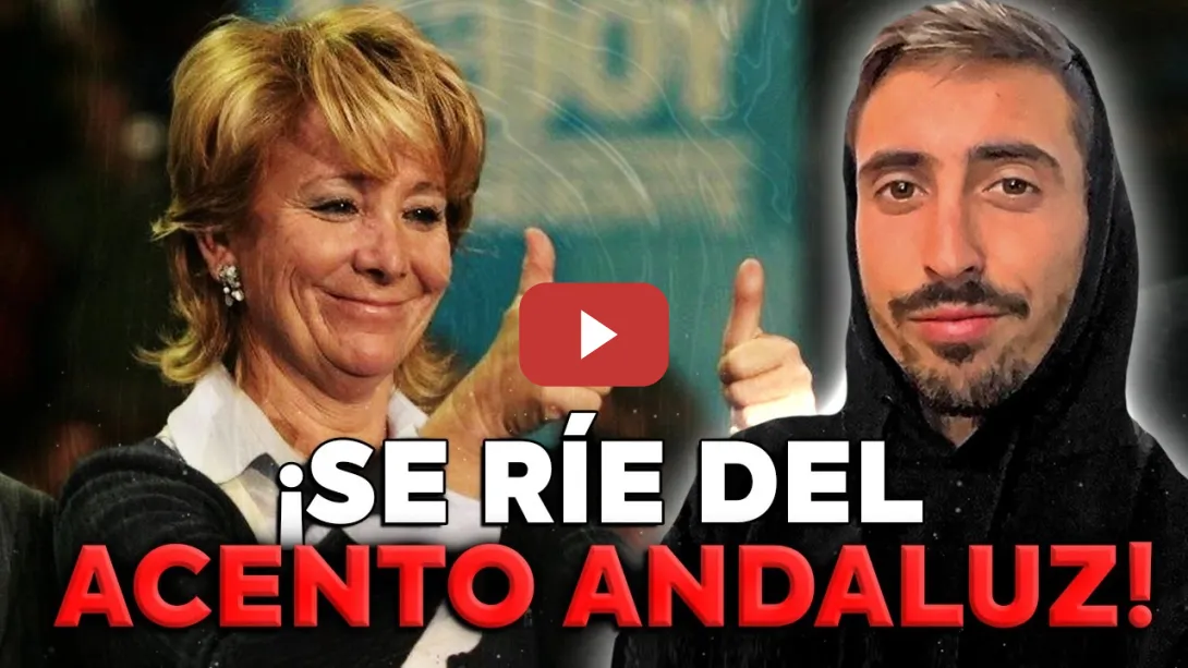 Embedded thumbnail for Esperanza Aguirre Pillada Mofándose del Acento ANDALUZ (y la Ponen en su sitio) | EN LA DIANA