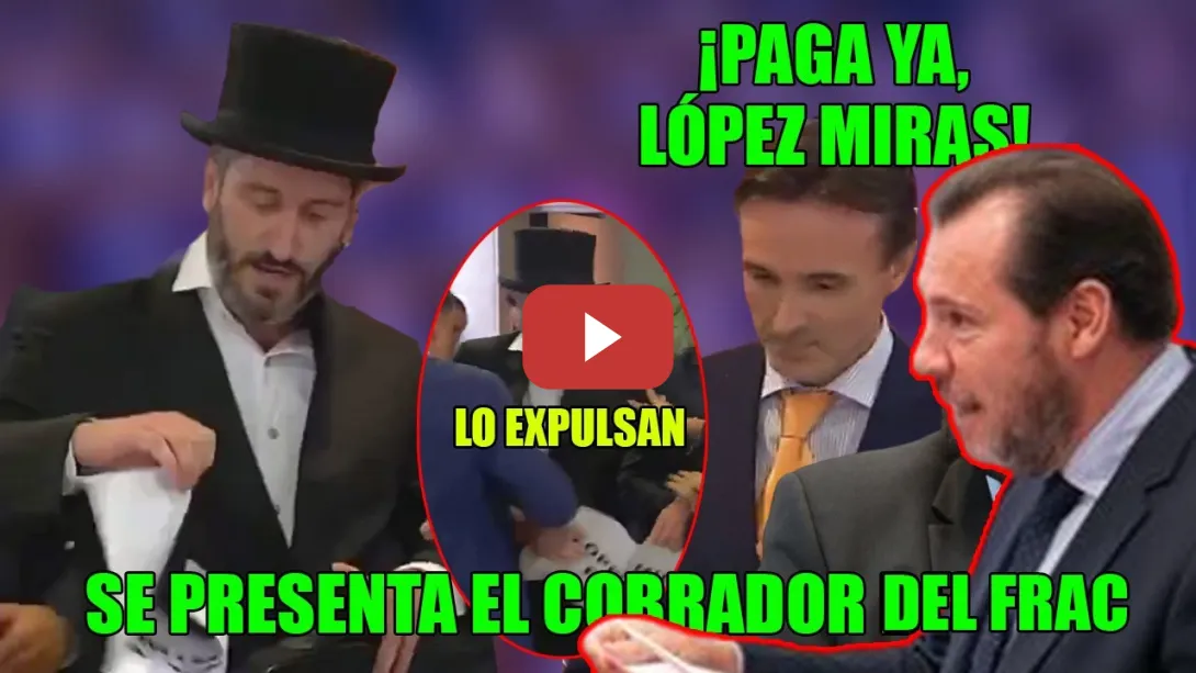 Embedded thumbnail for Egío y Óscar Puente RECLAMAN el PAGO a Miras- ¡NO pagan NI con el DINERO del ESTADO! COBRADOR  FRAC