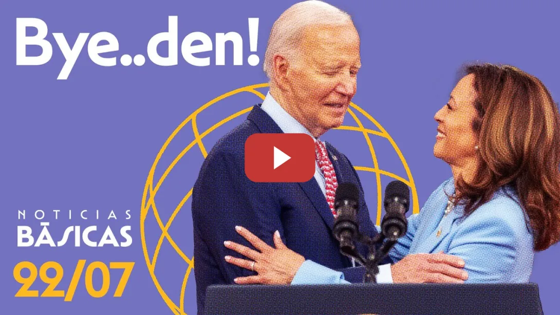 Embedded thumbnail for Joe Biden renuncia y apoya a Kamala Harris para la carrera presidencial | NOTICIAS BÁSICAS