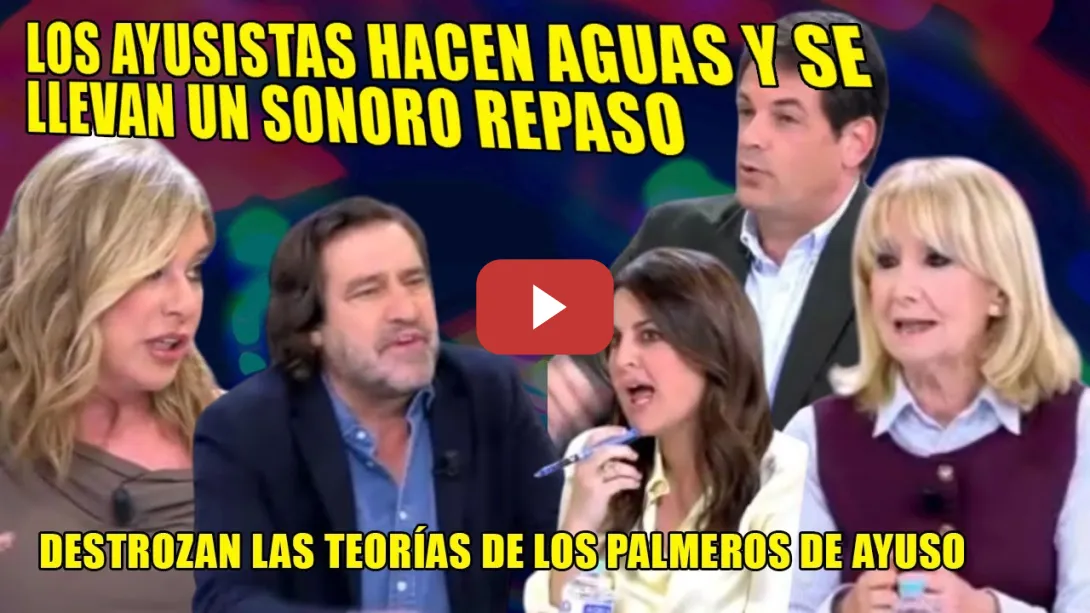 Embedded thumbnail for ¡SE LÍA!📢ATENTOS al REPASO q LE METEN a Ketty Garat, Aguirre y Del Olmo, Arroyo y Palomera x MAR 🤥👏