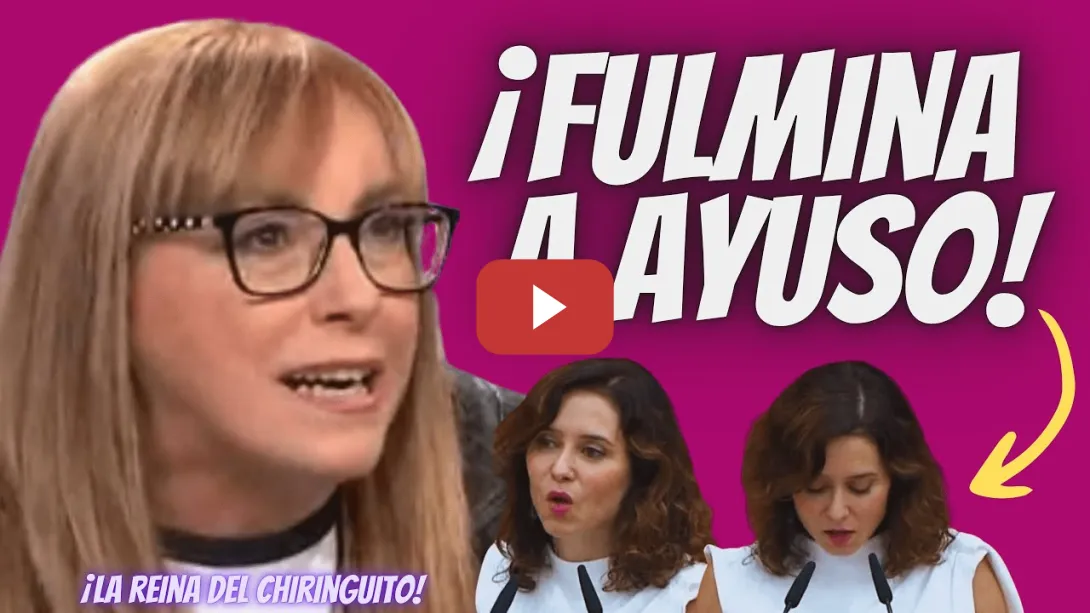 Embedded thumbnail for Angélica Rubio CIERRA la BOCA a Ayuso tras CRITICAR al FEMINISNO y HABLAR de CHIRINGUITOS