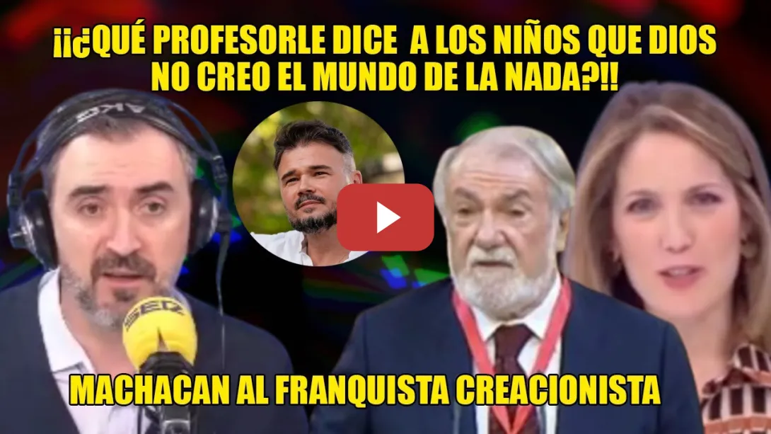 Embedded thumbnail for 👏Para ENMARCAR la respuesta de Intxaurrondo y Escolar a Mayor Oreja👏¡¡Q se lo EXPLIQUE al PAPA!!