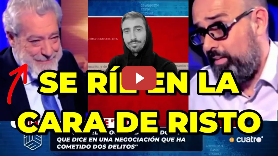 Embedded thumbnail for Risto Mejide pilla mintiendo al jefe de gabinete de Ayuso en directo con total descaro