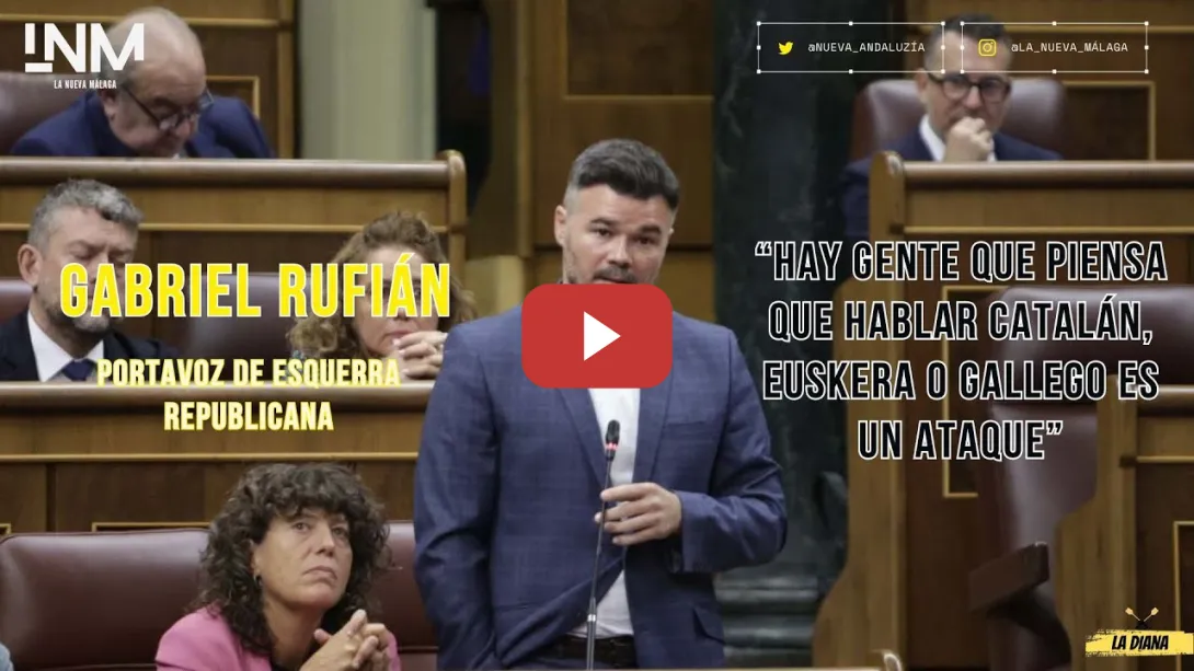 Embedded thumbnail for El discurso de Rufián a favor del catalán en La Diada: &quot;Hay gente que cree que es un ataque&quot;