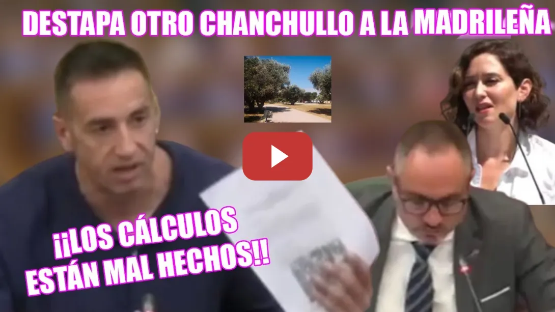 Embedded thumbnail for 💥BRUTAL💥Emilio Delgado DESTAPA un CHANCHULLO/PELOTAZO URBANÍSTICO 💥¡Supone 1 millón de Euros!