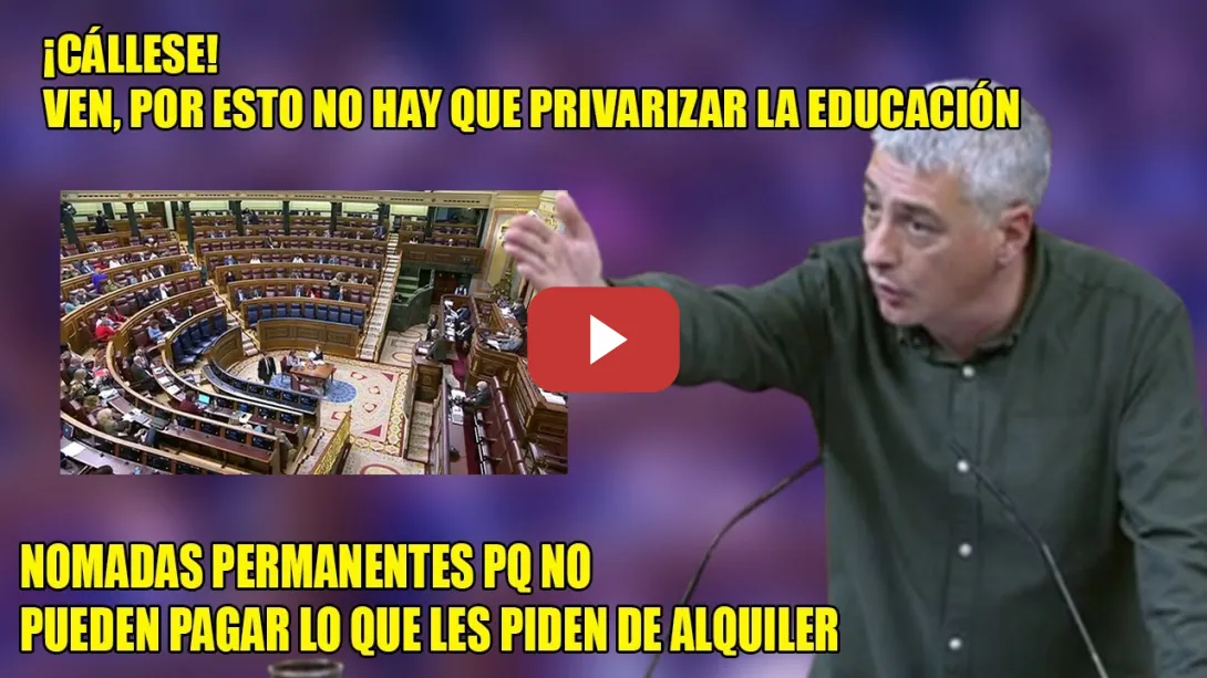 Embedded thumbnail for MAGISTRAL Matute APLASTANDO a dip. ABSENTISTAS y FALTONES👏¡Por esto no hay q PRIVATIZAR la EDUCACIÓN