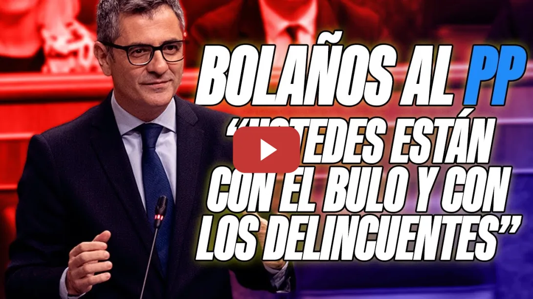 Embedded thumbnail for PSOE / USTEDES ESTÁN CON EL BULO 🤥Y LOS DELINCUENTES 🤮