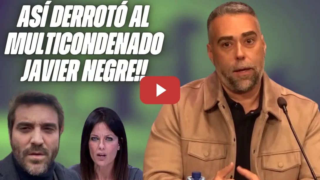 Embedded thumbnail for &quot;SINDICATO del BULO&quot; 🔥Rubén Sánchez RETRATA a NEGRE y su PSEUDOPERIODISMO ¡Así logró 6 CONDENAS!