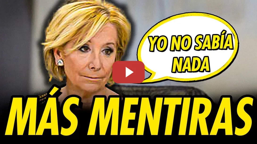 Embedded thumbnail for YA NADIE SE CREE A ESPERANZA AGUIRRE: SU MANO DERECHA, TAMBIÉN CONDENADO