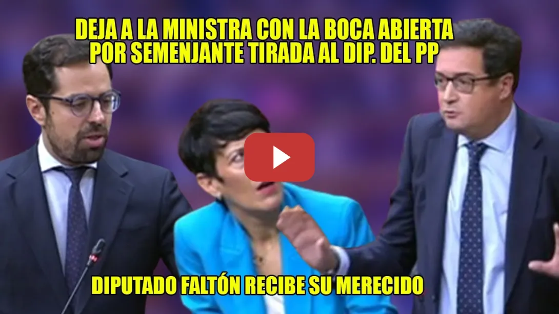 Embedded thumbnail for MALA IDEA ENFURECER a Óscar López💥DEJA TIRITANDO a FALTÓN del PP y BOQUIABIERTA a la ministra