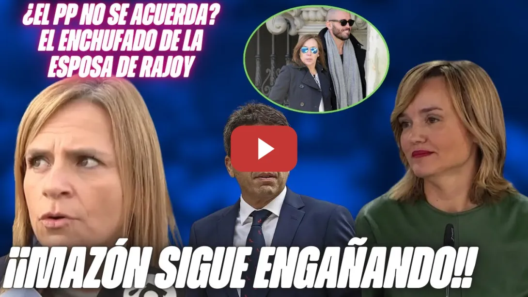 Embedded thumbnail for Pilar Bernabé y Alegría DESMIENTEN los BULOS de MAZÓN y el ASESOR &#039;ENCHUFADO&#039; de la MUJER de RAJOY😱