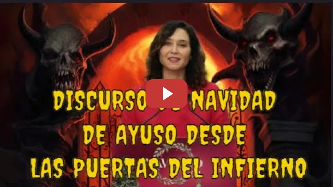 Embedded thumbnail for Hasta en el discurso de Navidad, Ayuso suelta bulos 🥸🤦‍♂️