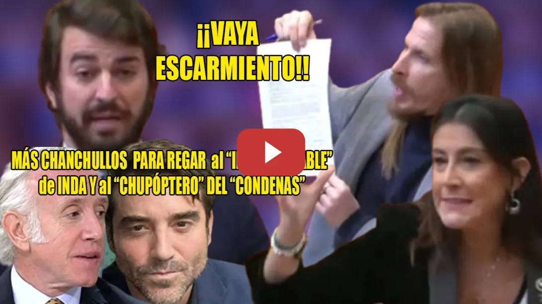 Embedded thumbnail for &quot;El CONDENAS CHUPÓPTERO&quot;📢¡SEMEJANTE BARBARIDAD!¡MAFIA!📢PIS0TEAN a Gallardo🌀Pablo Fernández y Sánchez