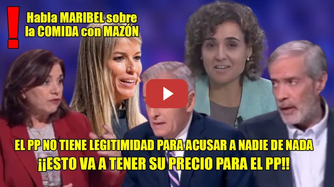 Embedded thumbnail for El FINAL de Mazón y puede q de Feijóo🛑PQ lo q ES BUENO para ESPAÑA ES MALO para el PP?¿PQ ese empeño