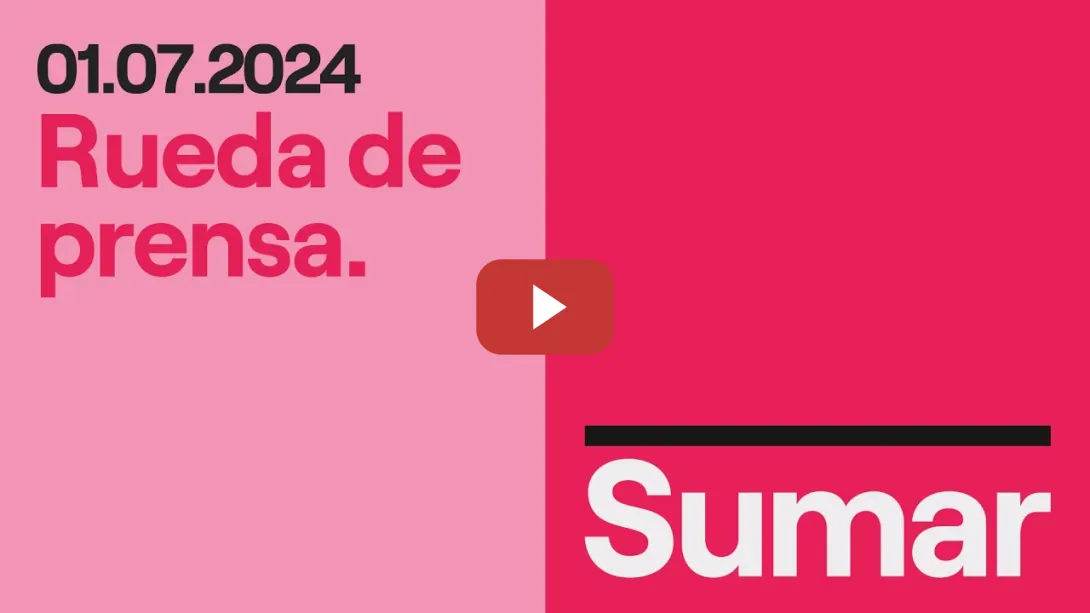 Embedded thumbnail for Rueda de prensa de Ernest Urtasun y Carlos Martín. 1 de julio de 2024