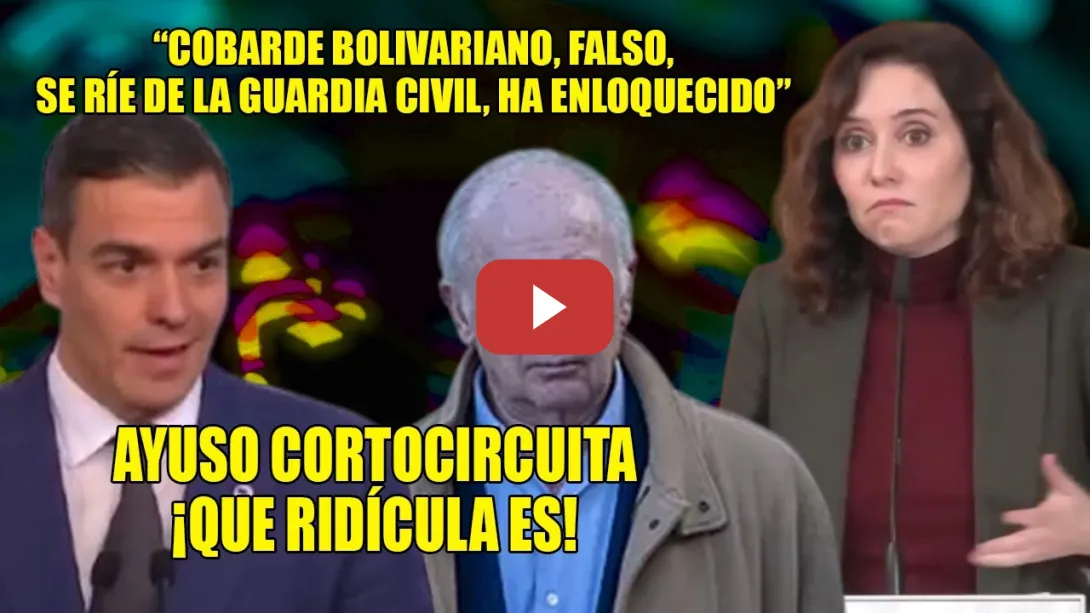 Embedded thumbnail for Ayuso CORTOCIRCUITA ante la PRENSA con GRAN BILIS ATACANDO a Sánchez😮Le preguntan por Rato y SE CAGA