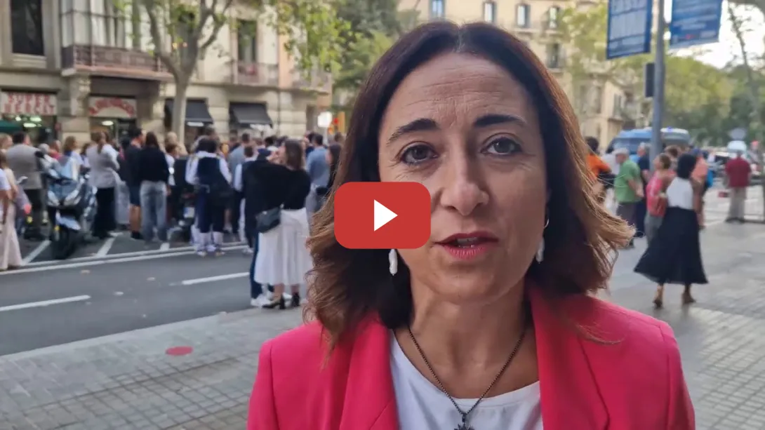 Embedded thumbnail for Declaraciones de Idurre Bideguren desde Barcelona el día de la Diada