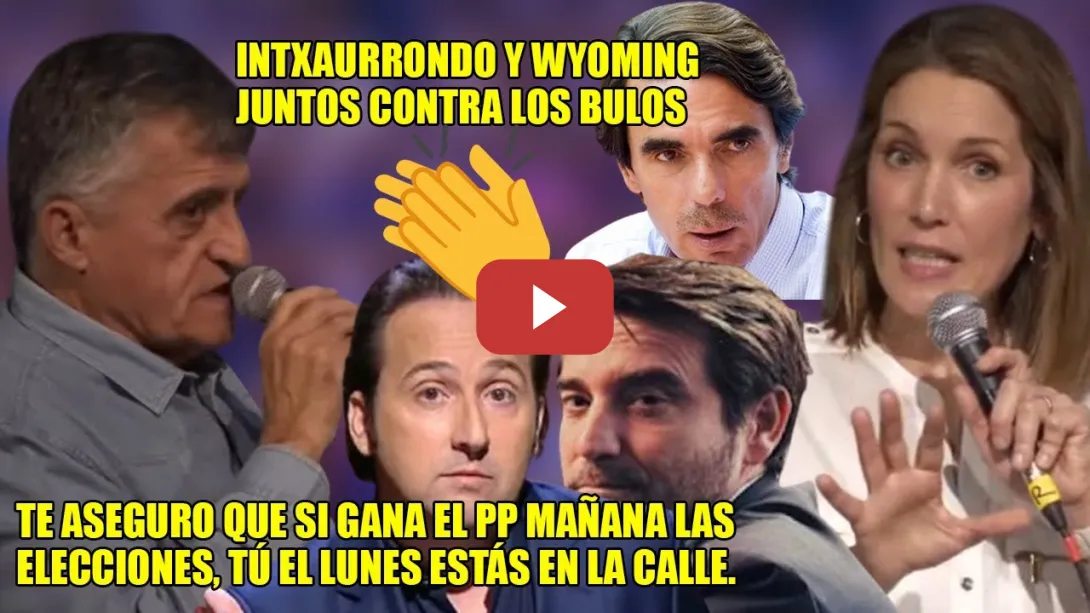 Embedded thumbnail for RECITAL del Gran Wyoming y Silvia Intxaurrondo sobre los BULOS y el PODER👏&quot;Llego a casa J0D1D0&quot;