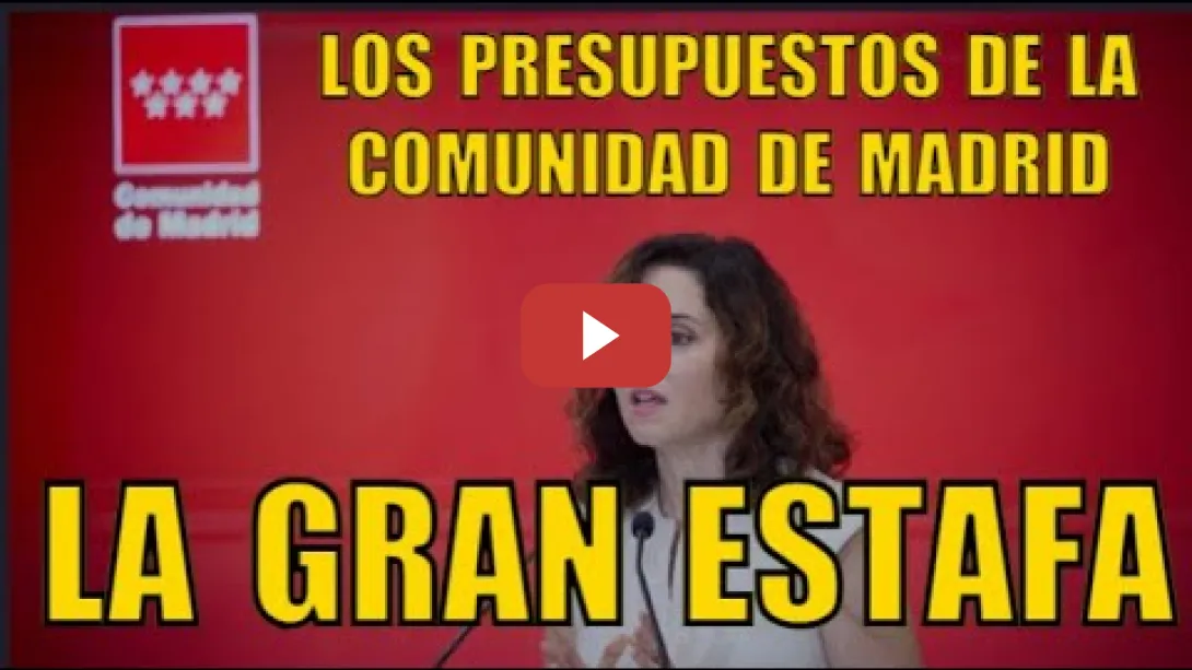 Embedded thumbnail for Unos Presupuestos Falseados, lo explica Emilio Delgado