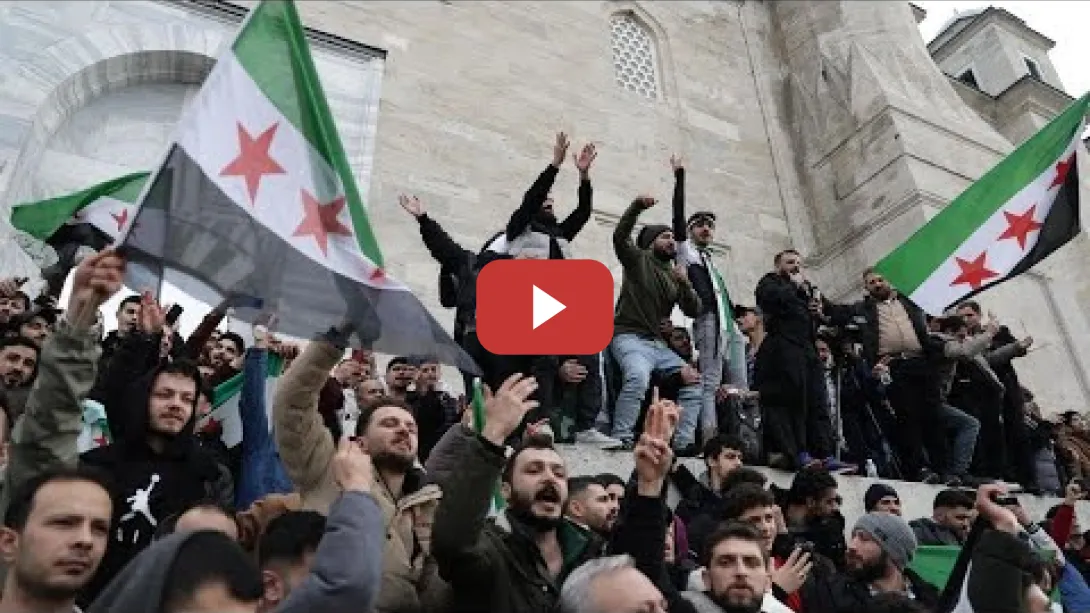 Embedded thumbnail for Partidarios turcos celebran en Estambul la toma de Damasco de la oposición siria