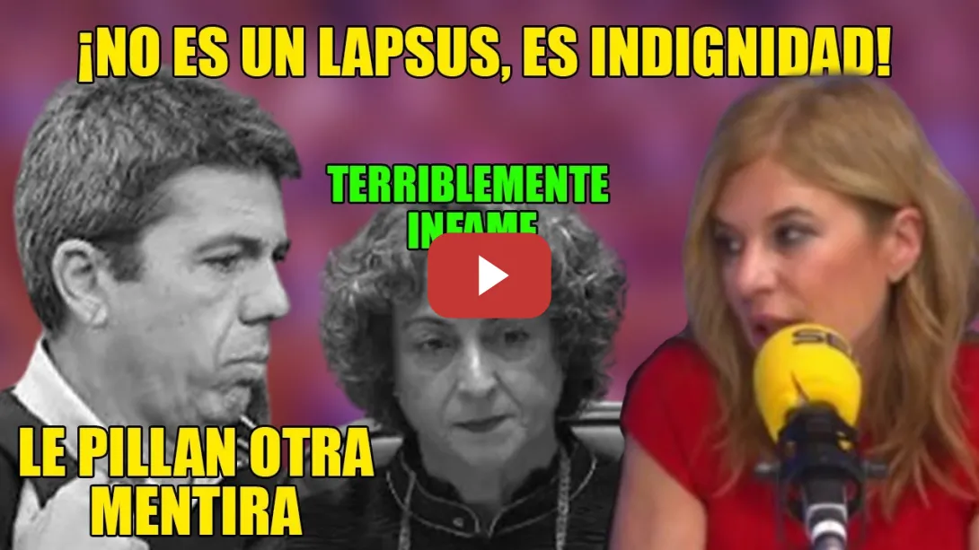 Embedded thumbnail for REVOLCÓN de Palomera al MENTIROSO de Mazón 🤥 y a la INFAME senadora🔥¡Lo llevaba ESCRITO!