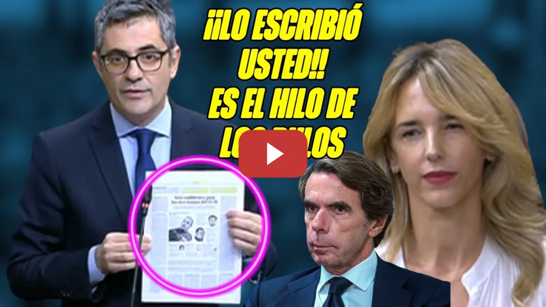 Embedded thumbnail for ⚡BOLAÑOS deja HELADA a CAYETANA ÁLVAREZ de TOLEDO (PP) ¡Es la HISTORIA del BULO del 11M!