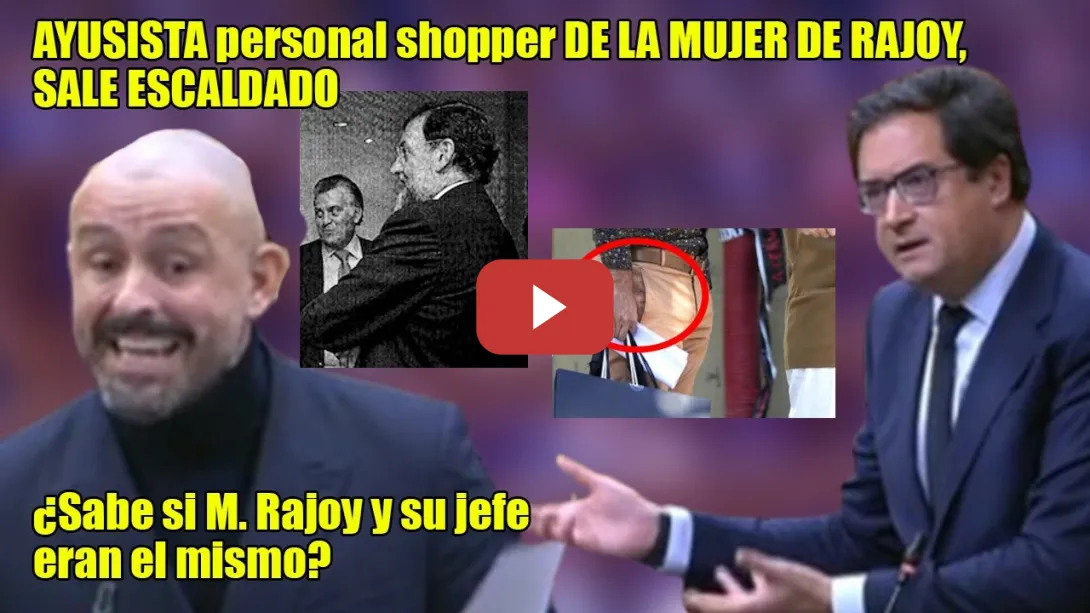 Embedded thumbnail for VA-PU-LEO de Óscar López a AYUSISTA CUELGA BOLSOS🔥¡¿Le pasaba CAJAS DE PUROS con DINERO a M.Rajoy?!